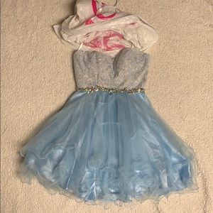 short strapless dress